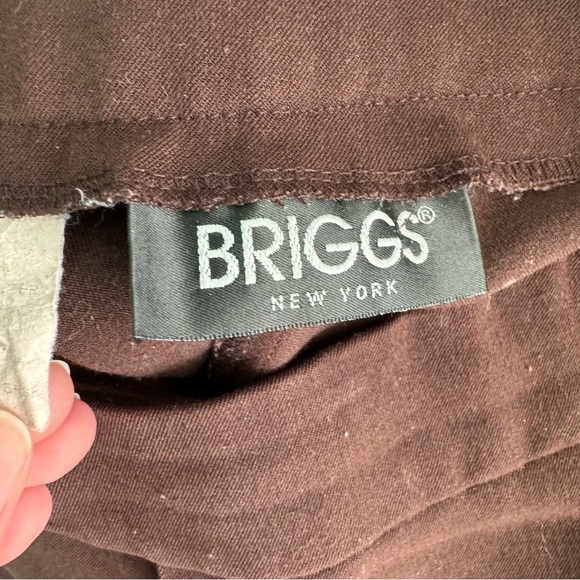 Vintage brown high waisted trousers with buckle detail - Picture 5 of 8